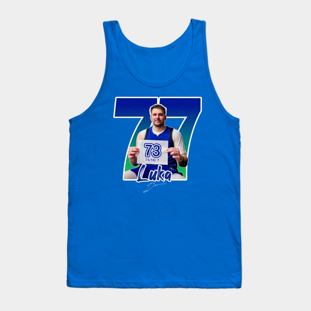 Luka doncic 73 points Tank Top by Vhitostore